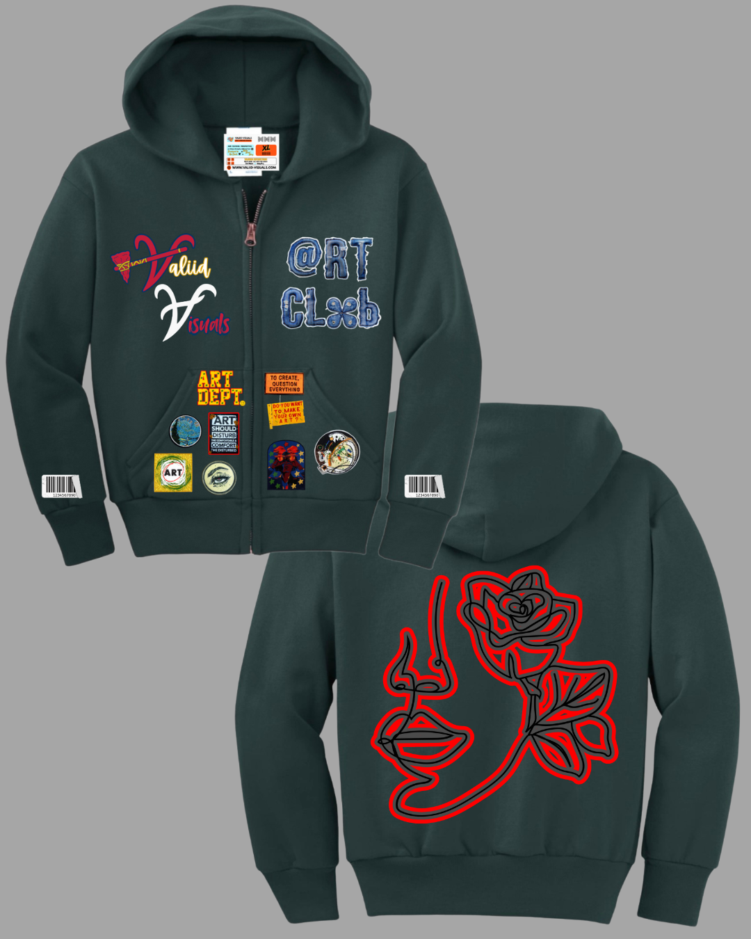 WHAT THE - @RT CLub Zip-Up