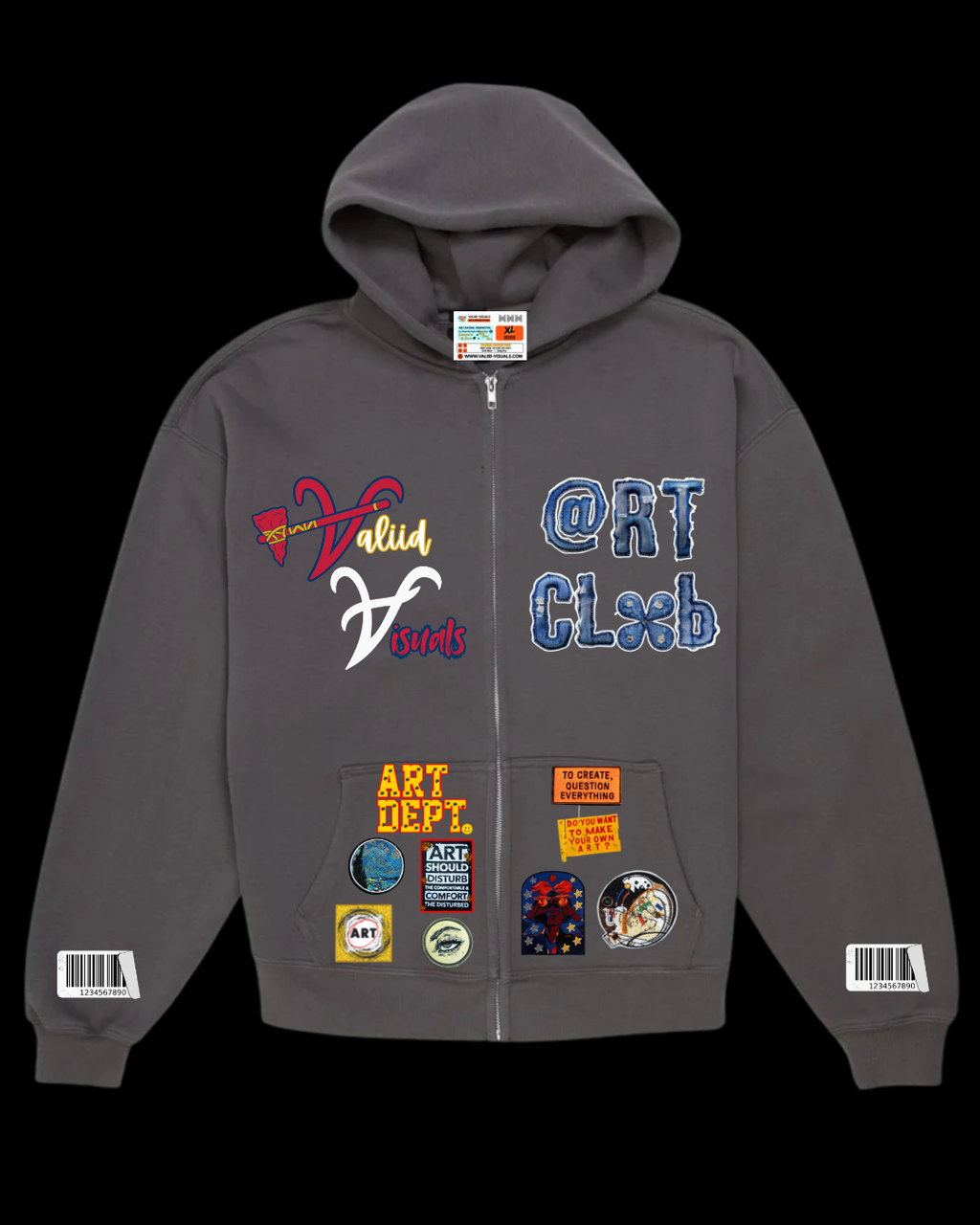 WHAT THE - @RT CLub Zip-Up