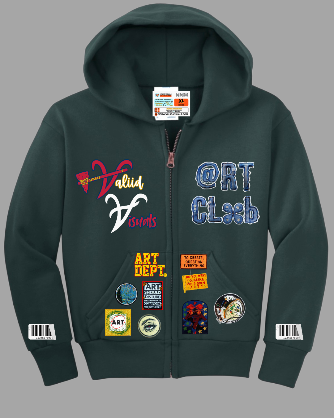 WHAT THE - @RT CLub Zip-Up