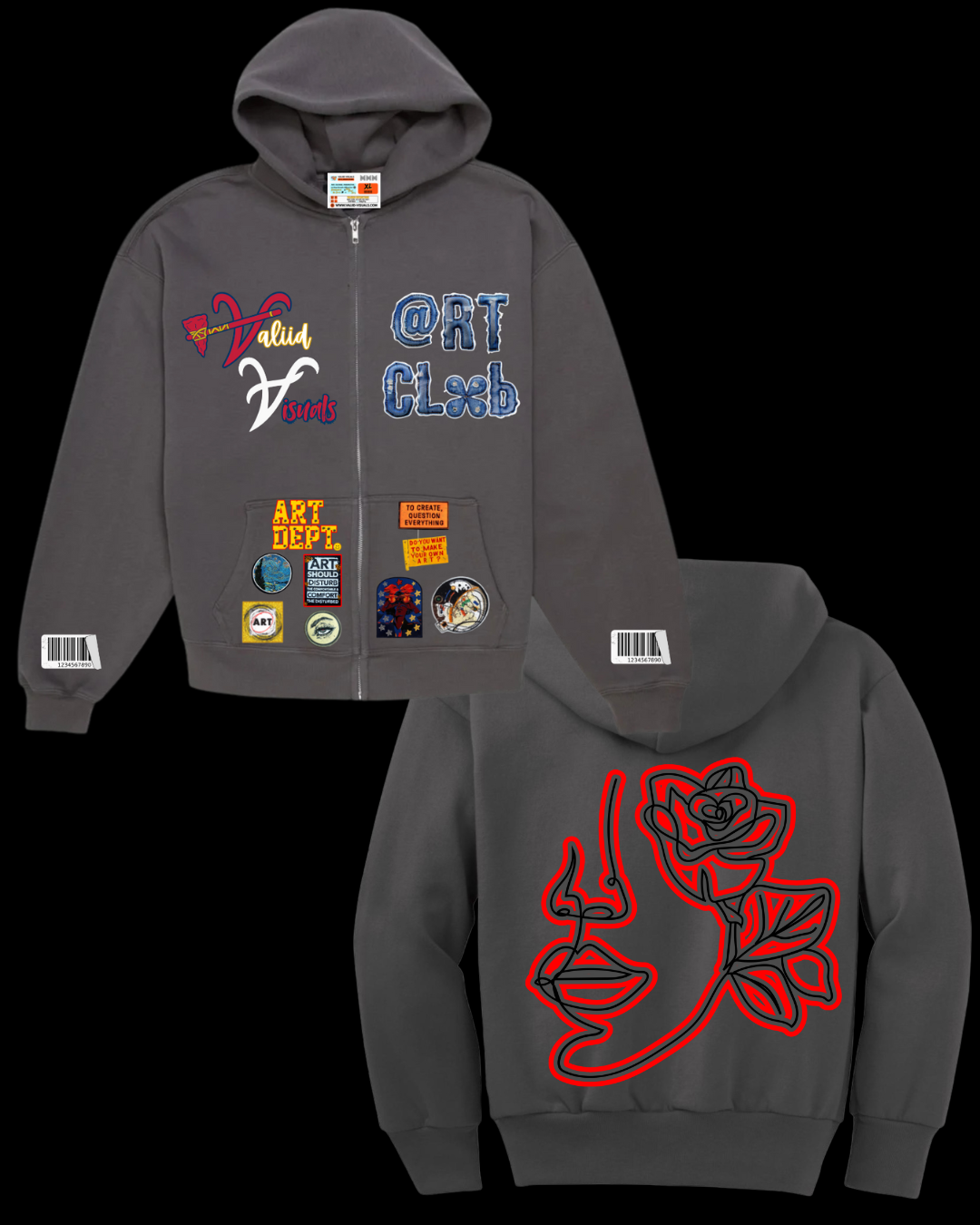 WHAT THE - @RT CLub Zip-Up