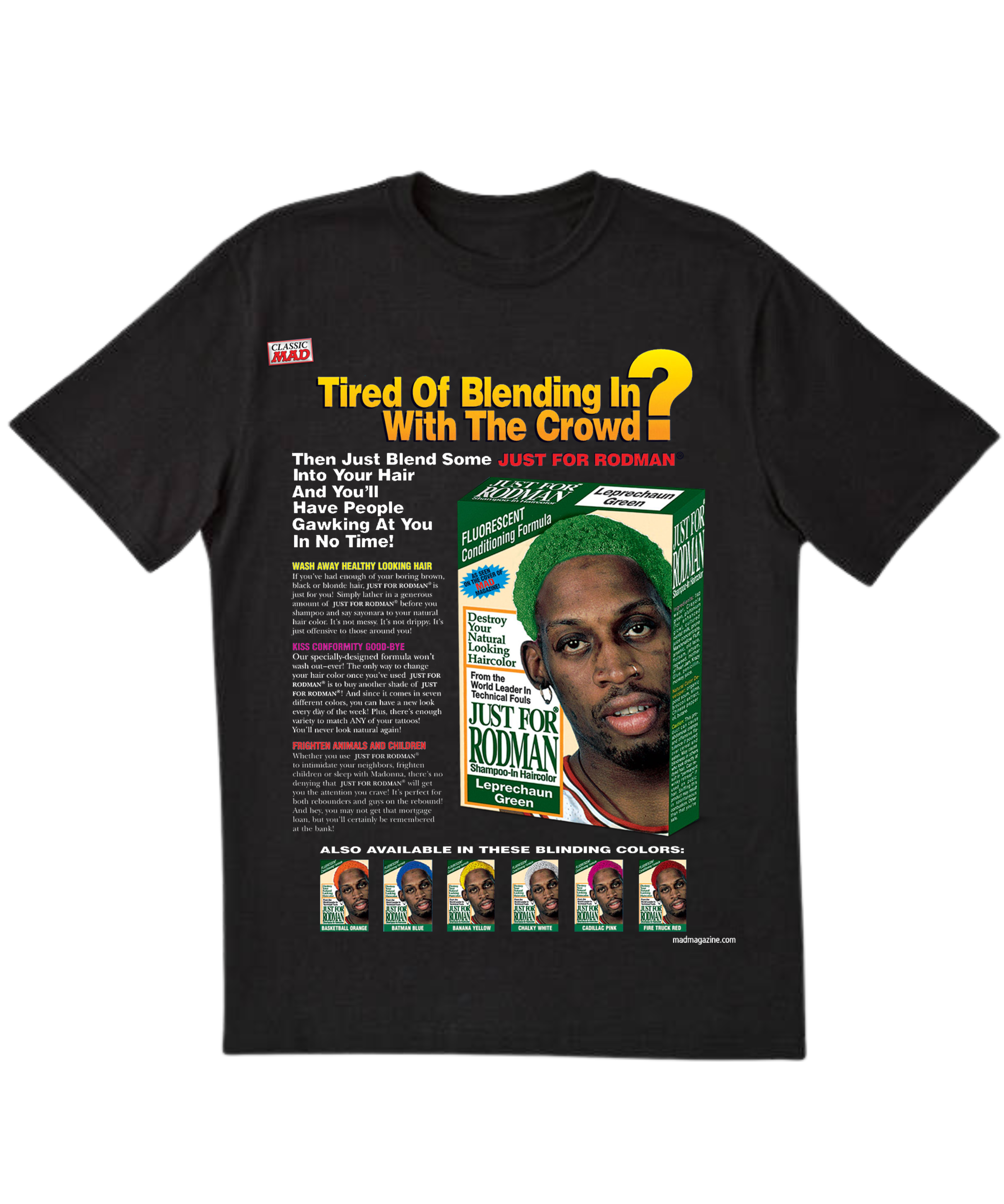 Just For Rodman T -Black